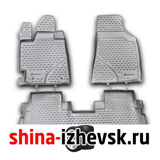 Коврик Autofamily коврик в салон полиуретановый черный для TOYOTA Highlander II 2010-2014 в Ижевске